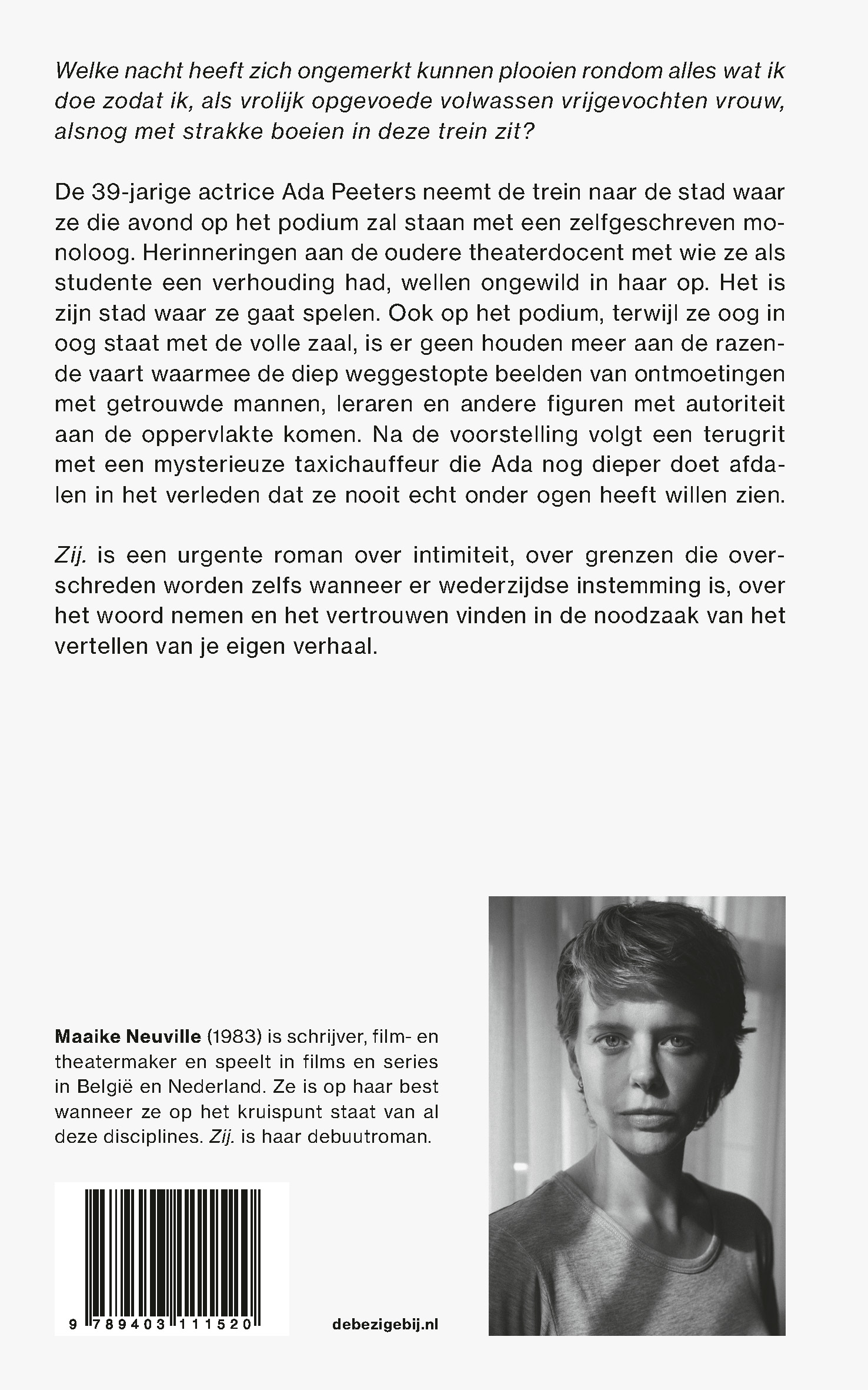 Zij. - Maaike Neuville - De Bezige Bij