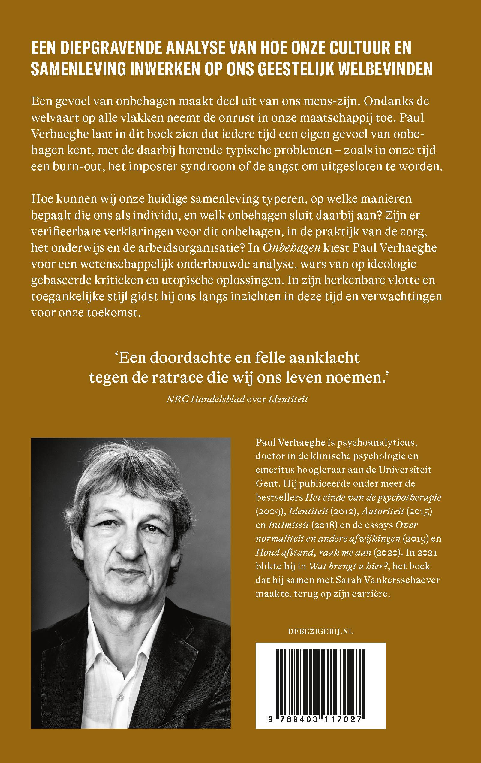 Onbehagen Paul Verhaeghe De Bezige Bij
