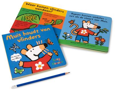 Muis houdt van vlinders