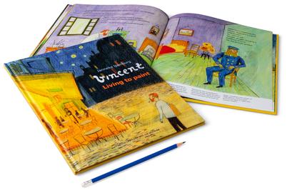 Kunstprentenboeken – Vincent, Living to paint