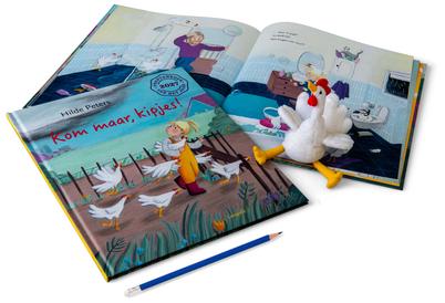 Kipjes – Kom maar, kipjes! PAKKET (boek + knuffeltje)