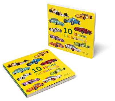 Tien kleine raceauto’s